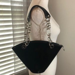 Sono Womens Patent Leather Designer Hand Bag.